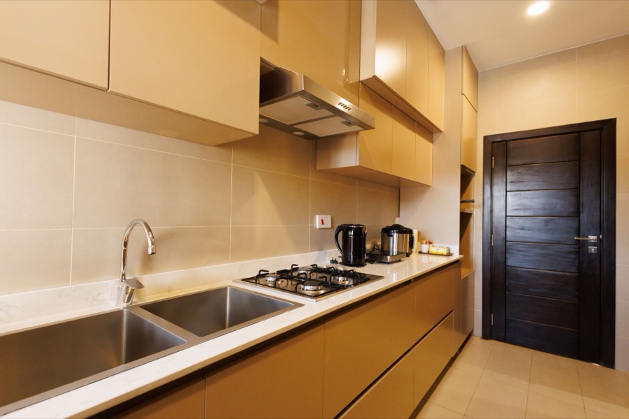 The Emerald, the kitchen