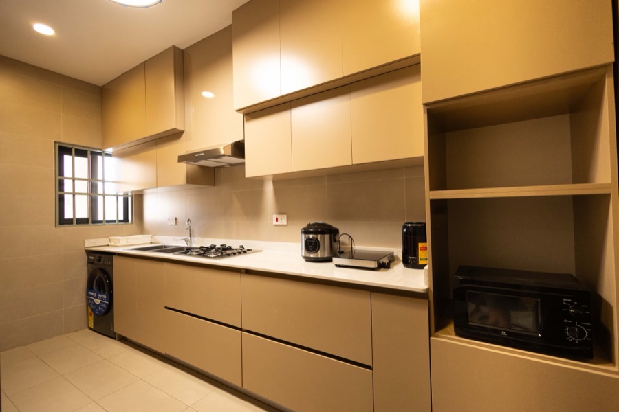 The Emerald, the kitchen