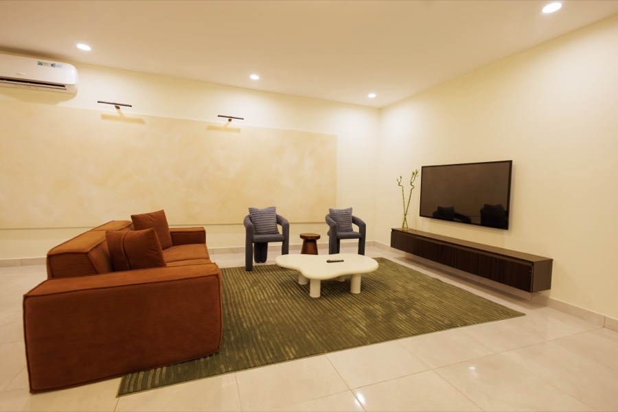 The Atelier, the living room