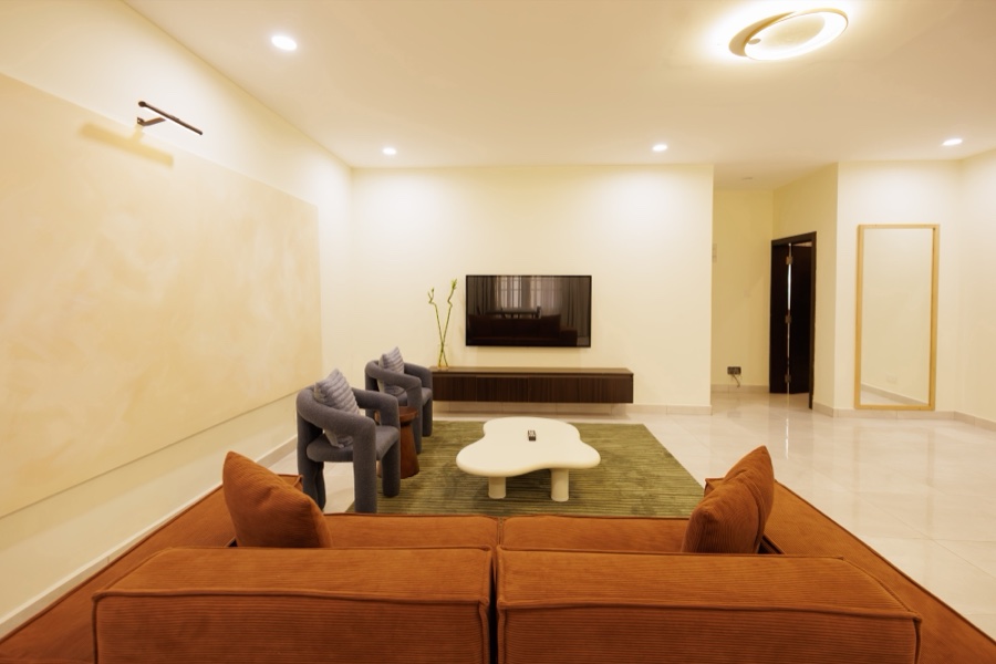 The Atelier, the living room