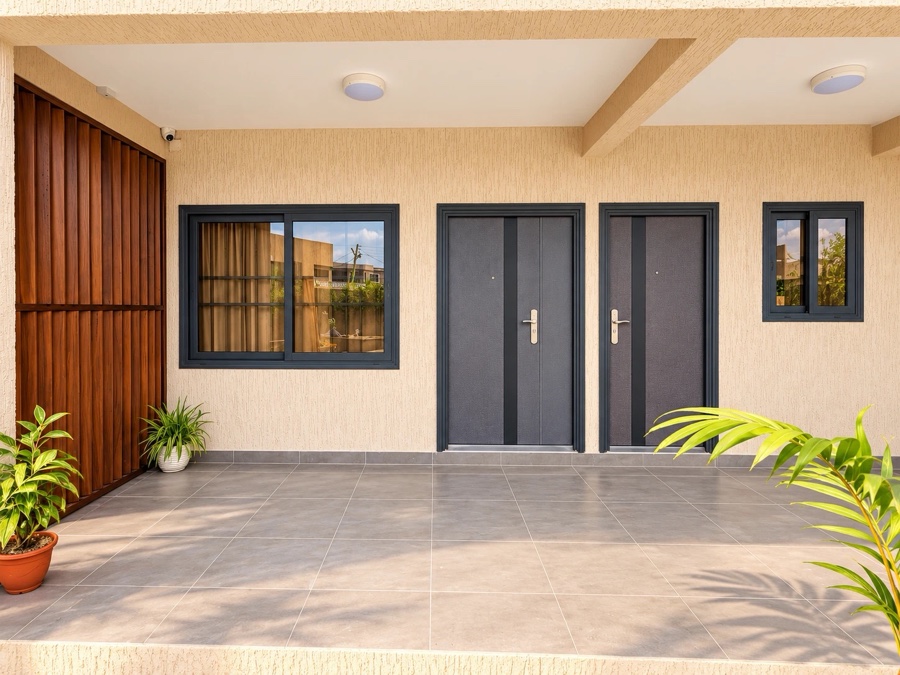 The Meuse Homes apartment building in Dansoman, Accra, Ghana