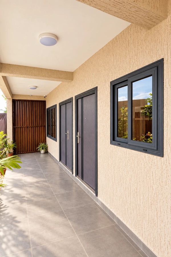 The Meuse Homes apartment building in Dansoman, Accra, Ghana